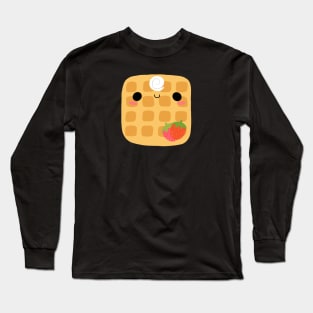 Cute Waffle Breakfast Friend Long Sleeve T-Shirt